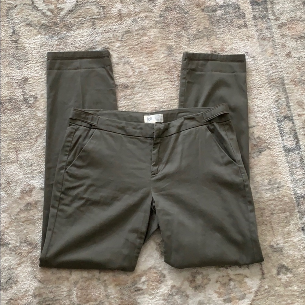 Camo green dressy pants